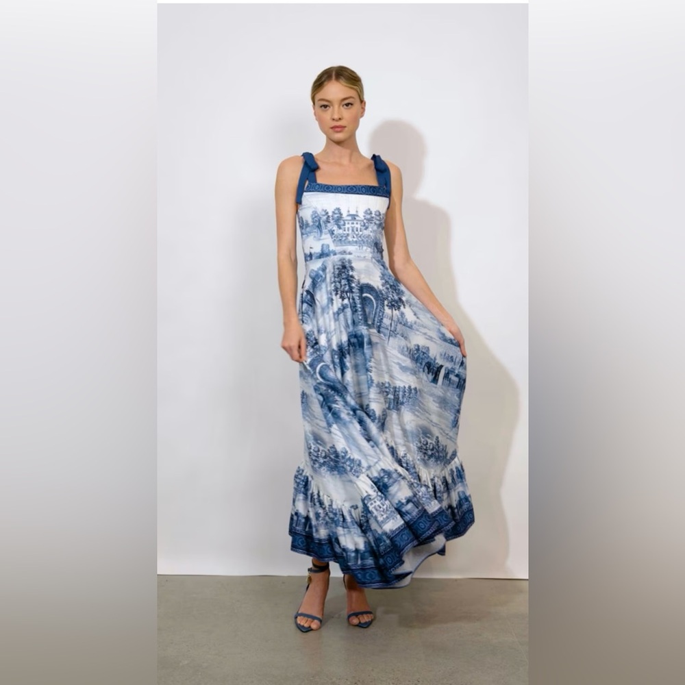 Alice + Olivia ROSALEE MAXI CHATEAU DRESS - Picture 3 of 15